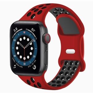 Silicone Apple Watch band Compatible with 41mm 38mm 40mm Apple watch Sport Band
